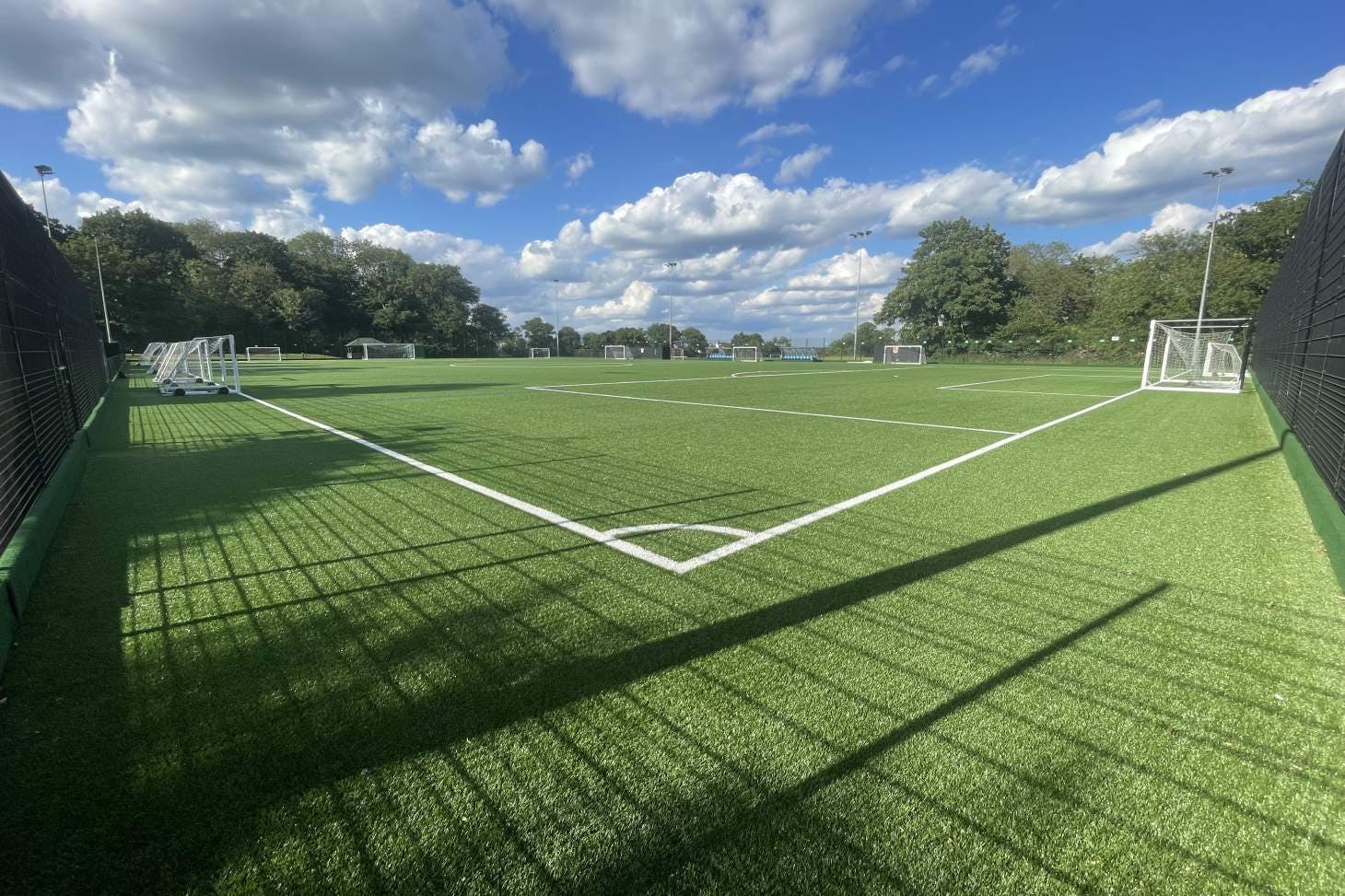 Beaumont School 3G pitch in daylight